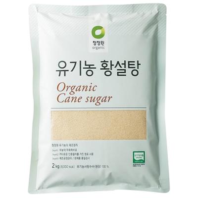 설탕 청정원 유기농 황설탕, 2kg, 1개