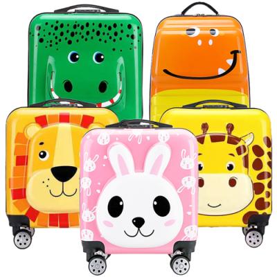 유아캐리어 어린이캐리어 캐릭터동물 초등학생 생일선물 유치원 어린이집 기내용 유아여행가방 핑크,토끼